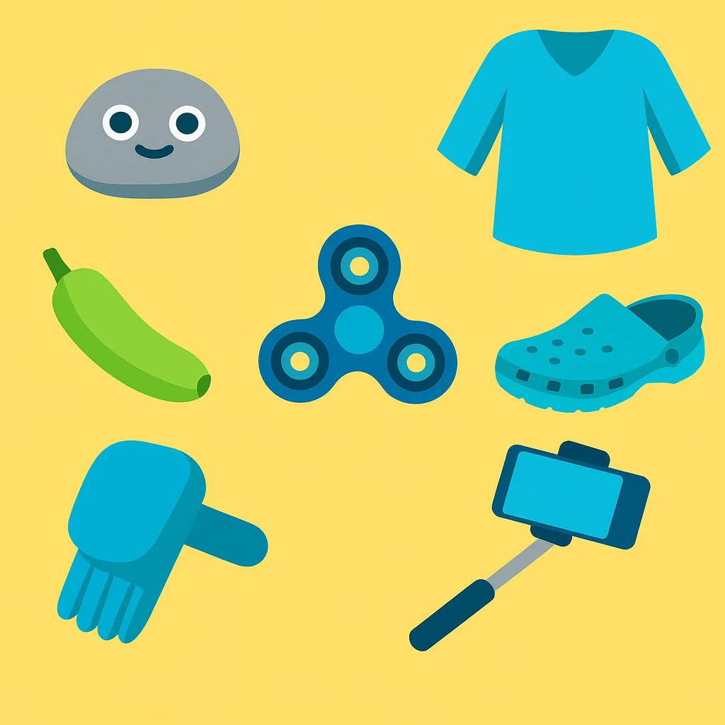 Ilustración de siete inventos curiosos del artículo