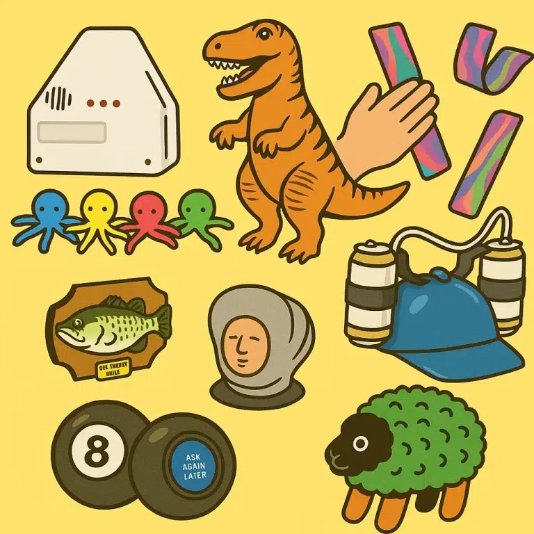 Ilustración de 9 inventos curiosos del artículo