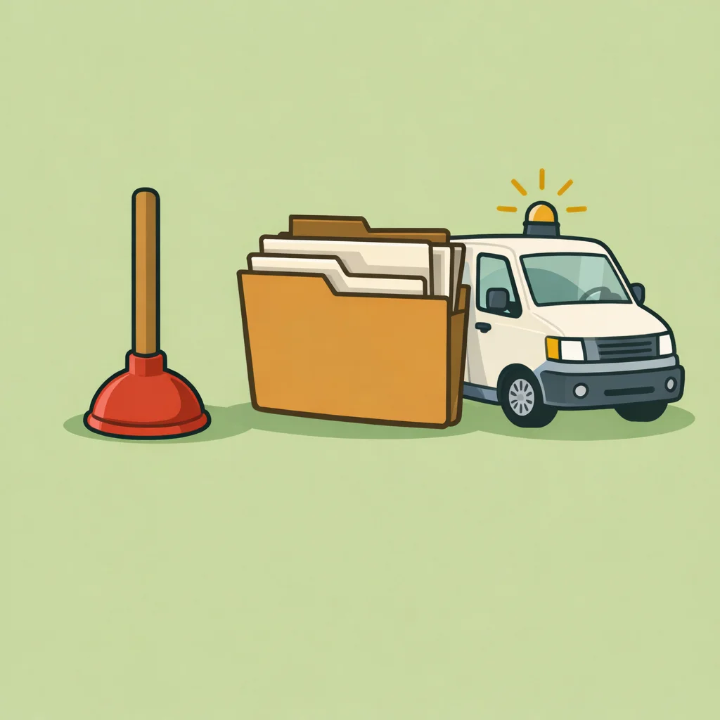 Ilustración de negocios pequeños y poco visibles basados en servicios locales y gestión sencilla